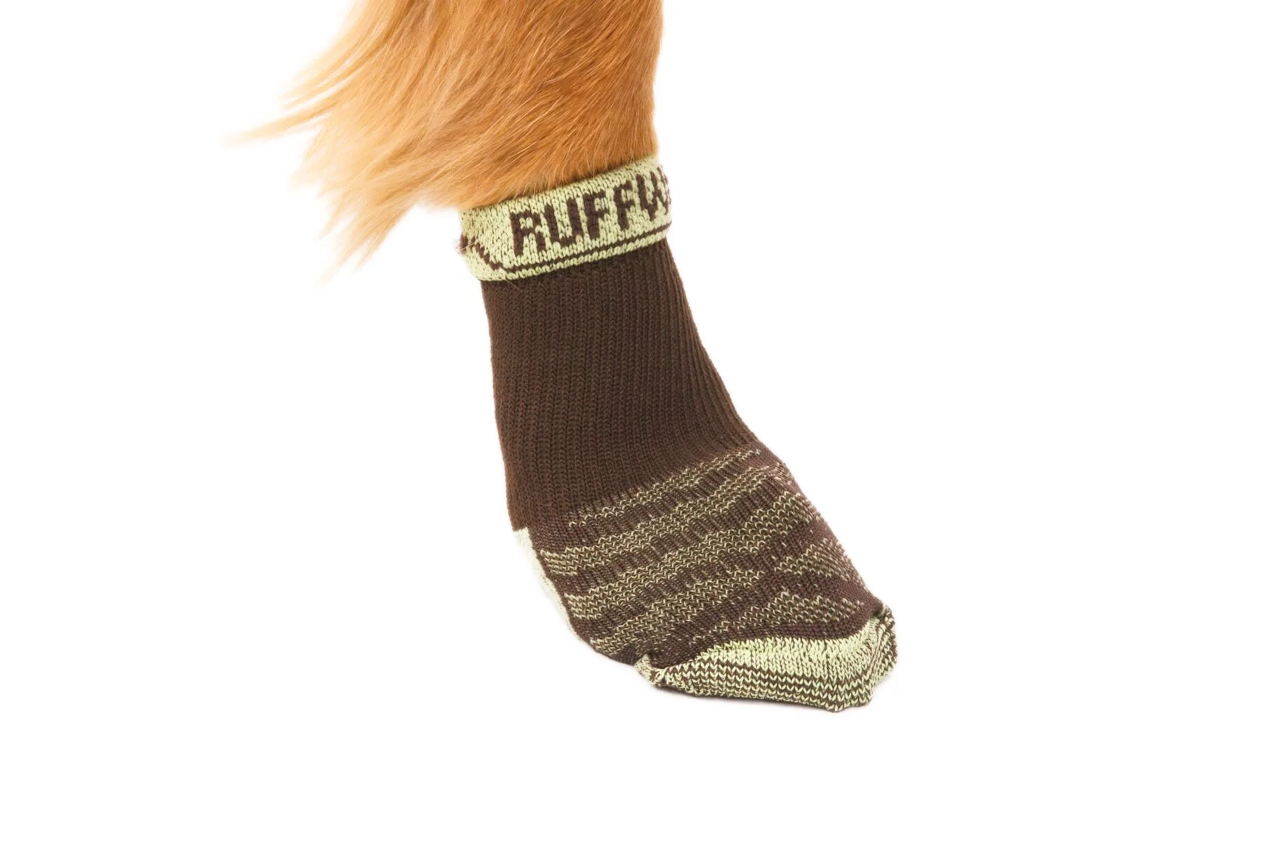 Bark'n Boot Socks Earth Brown - Image 2