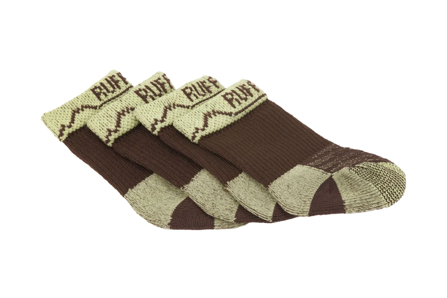Bark'n Boot Socks Earth Brown - Image 3