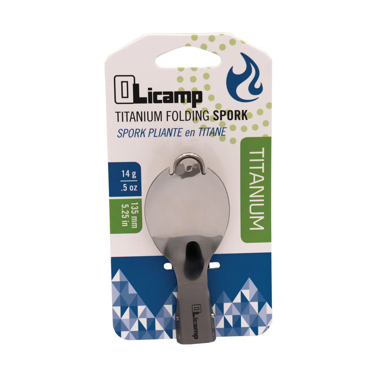 Folding Titanium Spork - Image 3