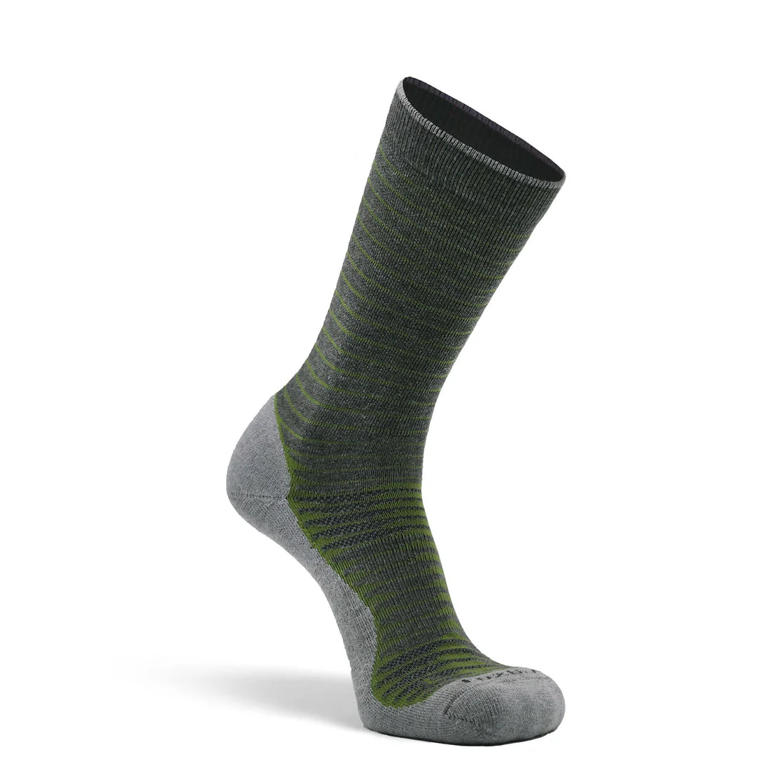 Stripe LW Crew Grey