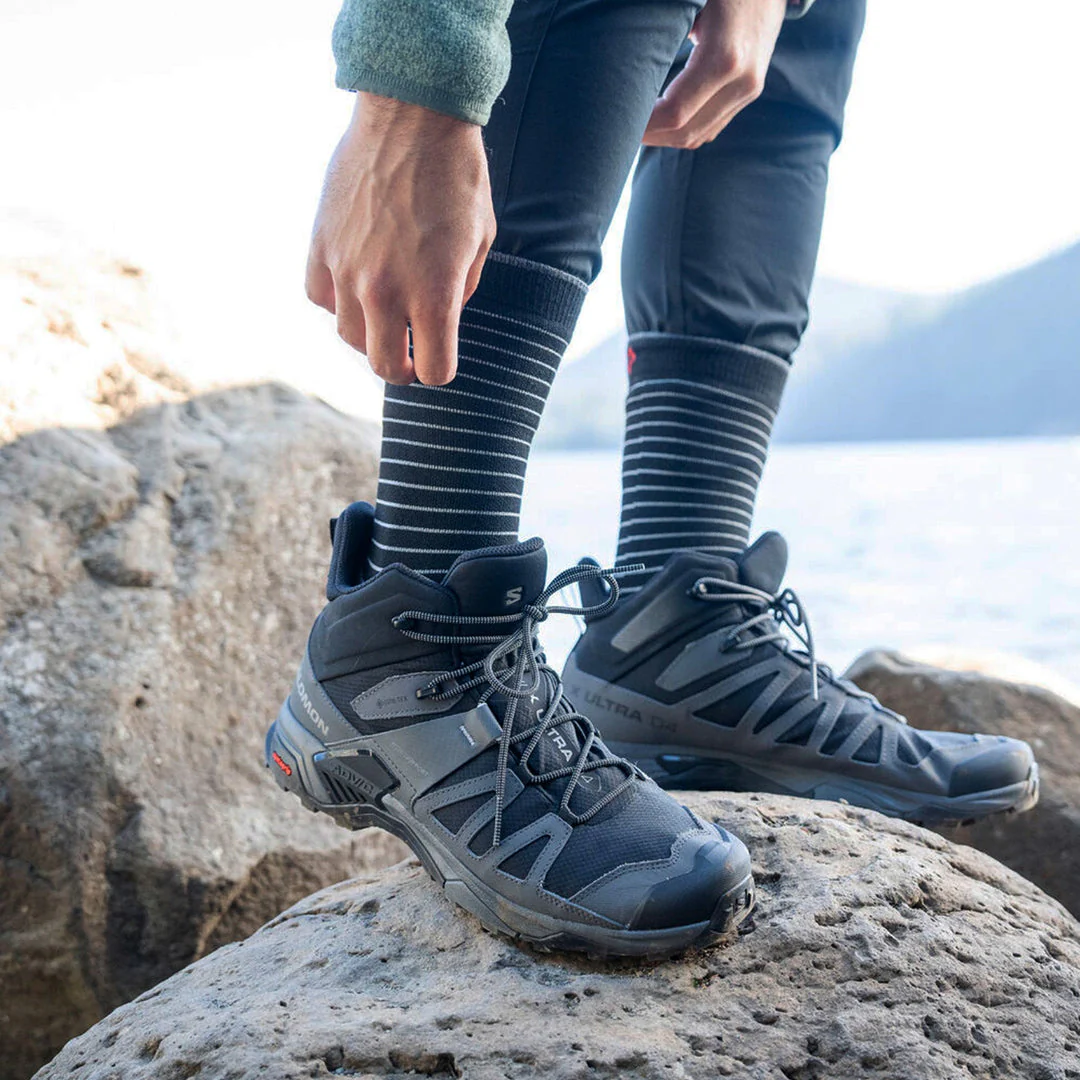 Stripe LW Crew Grey - Image 2