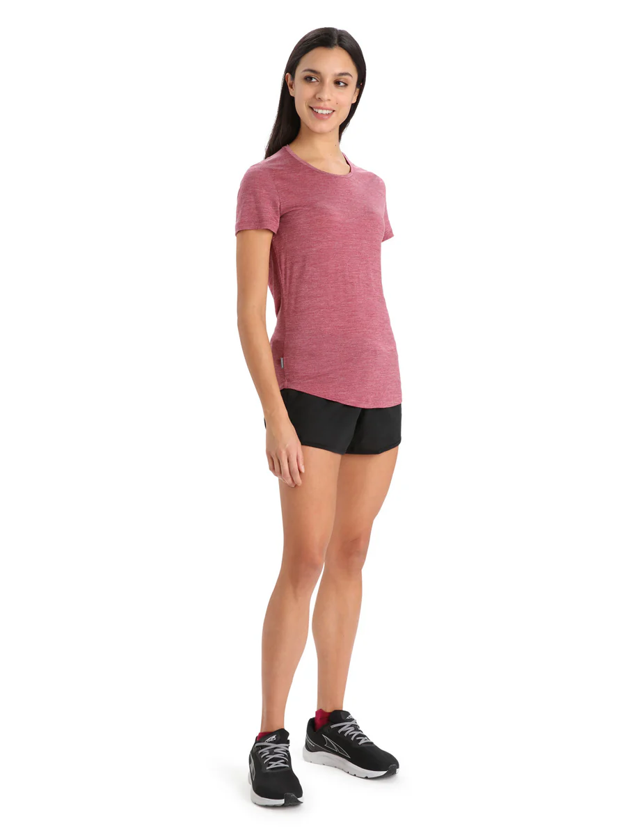 W Sphere II SS Tee Cherry Heather - Image 6